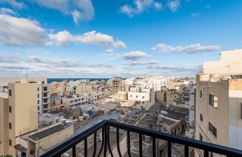 Bugibba Apartment | Getawaysmalta - Seashells Apartment 11 With Terrace And Sea Views In Bugibba