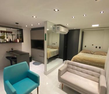 Areia Preta Hotel | Golden Tower - Flat a Beira Mar