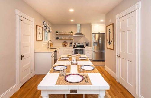 Oak Bluffs House | Great location, happy house 0.5 mile Nancy’s & Jetty Beach.
