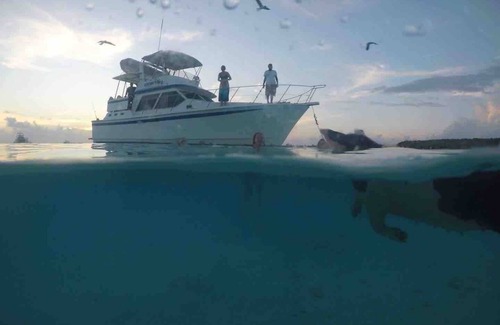 George Town Boat Rental | Here is the ultimate escape! Stay aboard this 42ft yacht in Exuma Bahamas!