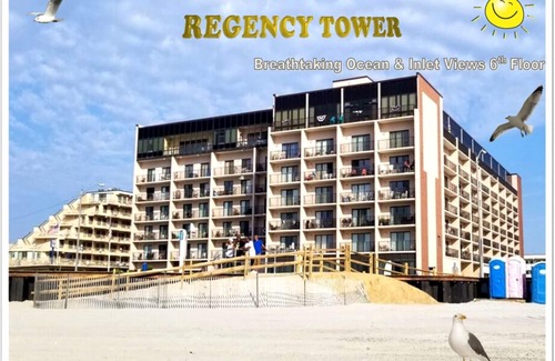 North Wildwood Condo | Hidden Gem! Breathtaking Ocean/Inlet view with heated pool & Wi-Fi