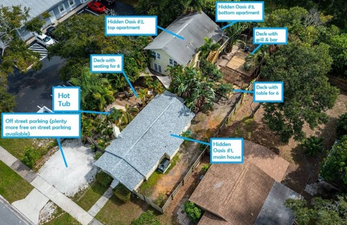 Largo Cottage | Hidden Oasis #1, just a few minutes to the beaches