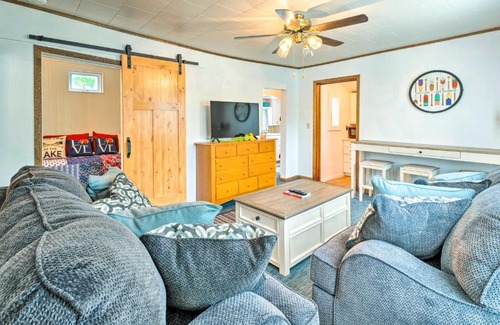 Arnolds Park House | Historic Cabin Retreat Steps to Okoboji Lake
