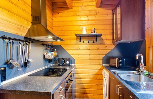 Leibertingen House | Holiday Home 'Ferienblockhaus Glocker - Hof' with Terrace, Garden & Wi-Fi