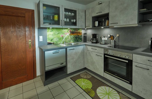 Erlabronn House | Holiday home 'Haus Am Brunnen' on 100 sqm with private garden and WiFi