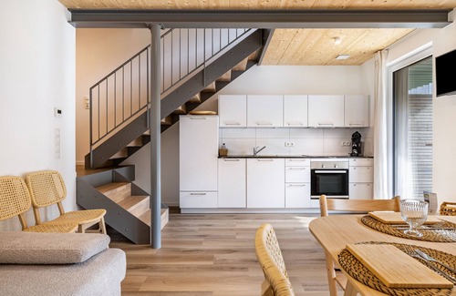 Beuron Apartment | Holiday home 'Lupus 4' with mountain view, private terrace and WLANn