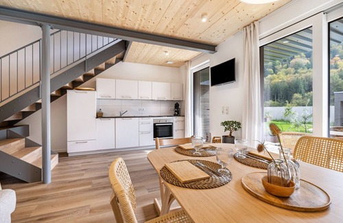 Beuron Apartment | Holiday home 'Lupus 4' with mountain view, private terrace and WLANn