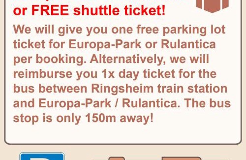 Ringsheim Hotel | Hotel SunParc - SHUTTLE zum Europa-Park Rust 4km & Rulantica 2km