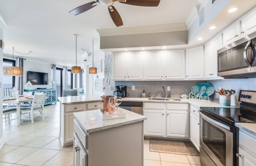 Orange Beach Condo | HUGE Balcony! Beachfront Corner Unit/Views in all rooms, One FREE parking pass