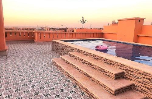 Gueliz Apartment | Hypercentre, Cosy, 2 piscines, Sauna, Hammam