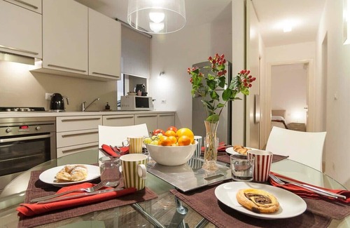 Rione IV Campo Marzio Condo | In Rome at Spanish Steps, Classy Apartment with Modern Design in an Historic Palazzo