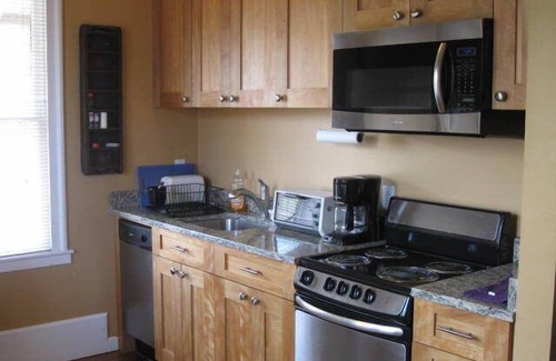 Circuit Avenue Apartment | In-Town Certified National Historic Oak Bluffs Property -