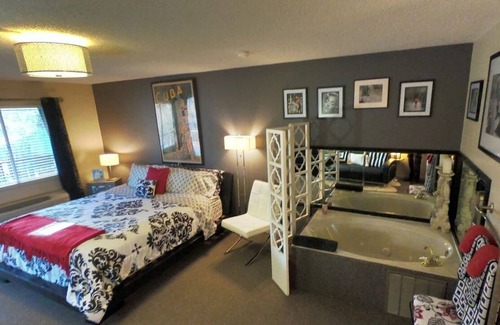 Eureka Springs Historic District Hotel | Jacuzzi Suite 204 at Tradewinds