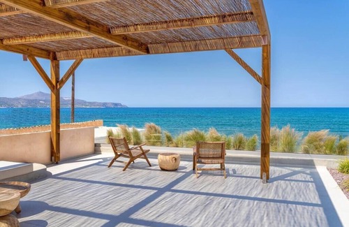 Kalyves Villa | Kaliva Residence, Luxe sea front villa-heated pool