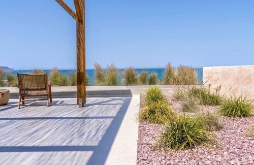 Kalyves Villa | Kaliva Residence, Luxe sea front villa-heated pool