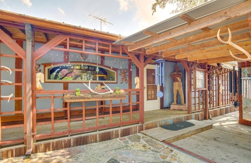 Kerrville House | Kerrville Vacation Rental with Colorful Courtyard!