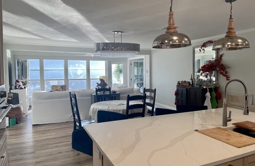 Breezeswept Beach Estates House | Keys cottage, oceanfront, dock, private, great location, fenced backyard