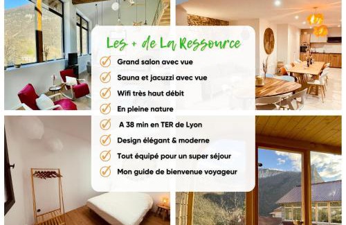 Tenay House | La Ressource Malix, spa, panoramic view, spacious
