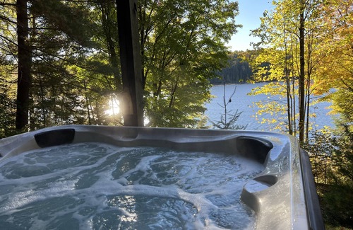 Gooderham Cottage | Lakefront cottage with hot tub and amazing porch, 4 season in Haliburton