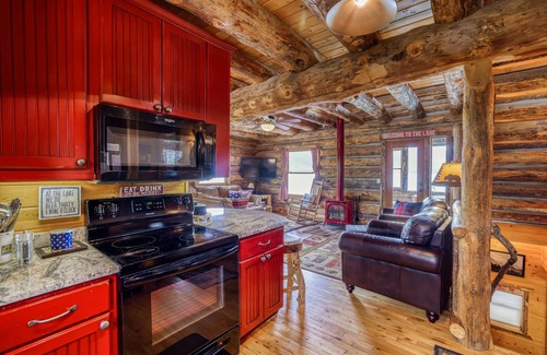 Grand Lake House | Lakefront Log Home on Shadow Mountain Lake private dock to fish or boat, no pets