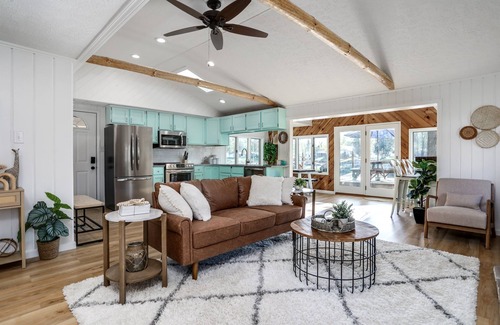 Gladwin House | Lakefront Oasis w/Private Beach! Sleeps 8!