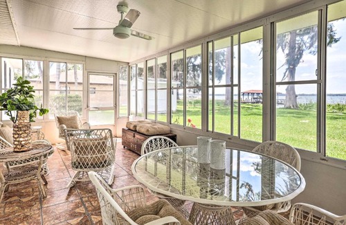 Tavares House | Lakefront Tavares Home with Sunroom and Boat Dock