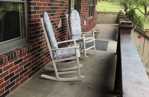 Topeka Ski Chalet | Located on a 12 acre orchard, this large upscale home features stunning views