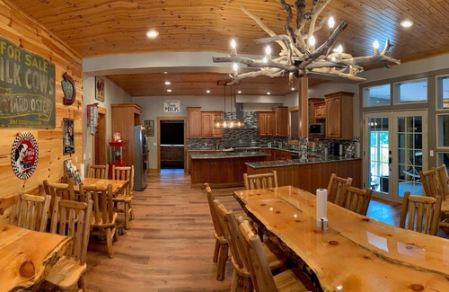 Cheboygan County Cabin | Lodge, Indoor Pool, Game Room, Large Deck, Close to Chain of Lakes & State Trail