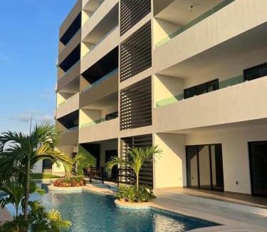 Villa Marina Apartment | Loft de lujo con 9 albercas y vistas al campo de golf