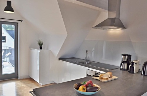 Laboe Apartment | Lotsenhaus 2 - Panoramic view of the Baltic Sea from the first beach location