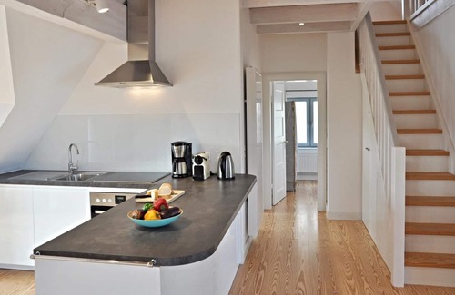 Laboe Apartment | Lotsenhaus 2 - Panoramic view of the Baltic Sea from the first beach location