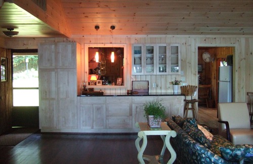 Naples House | Lovely, Sprawling Log Home On Pretty, Pristine Trickey Pond.