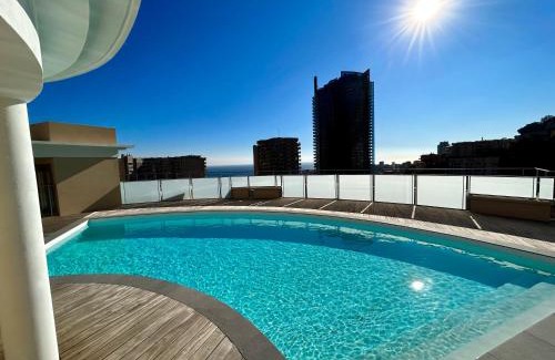 La Rousse Apartment | Luxueux Studio Neuf - Frontière Monaco - Piscine - Parking privé