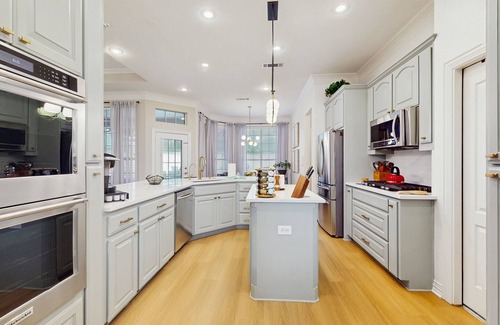 Sachse House | Luxurious home w/sparkling private pool, large yard w/games, & Pack N Play