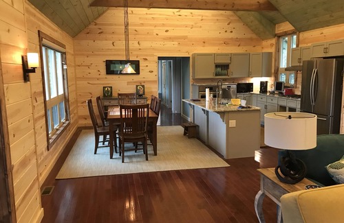 Mentone Cottage | Luxury cabin above Desoto Falls in Mentone,AL; Central Time See “Overview”