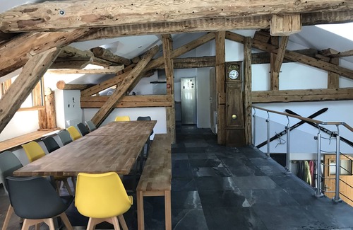 Champagny-en-Vanoise Ski Chalet | Luxury chalet 270m2-18 pers spa sauna 100 m cable car recent renovation