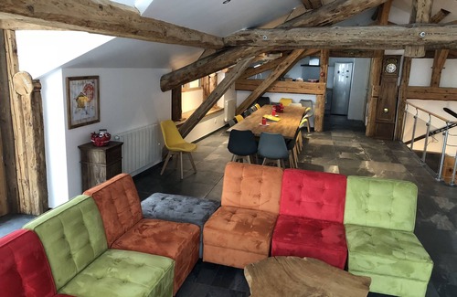 Champagny-en-Vanoise Ski Chalet | Luxury chalet 270m2-18 pers spa sauna 100 m cable car recent renovation