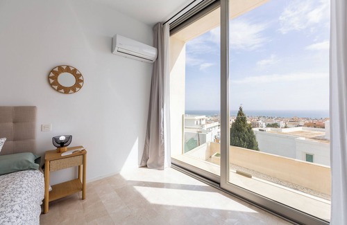 Carboneras Apartment | Luxury Duplex Apartment with Sea Views, Shared Pool and Air Conditioning
