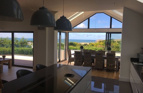 Constantine Bay House | Luxury Holiday Home, Sea Views, Heated Pool, Hot Tub; Close to beaches & Golf