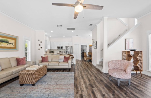 Crystal Beach House | Luxury Home w/Pool, Game Room, & Golf Cart – Steps to Beach!