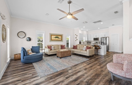 Crystal Beach House | Luxury Home w/Pool, Game Room, & Golf Cart – Steps to Beach!