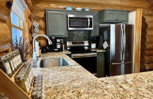 Springville Cabin | Luxury off-grid log home on 320 acres in Giant Sequoia National Monument