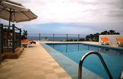 Costa Adeje Villa | Luxury villa with private heated pool in private garden. Close to beaches.