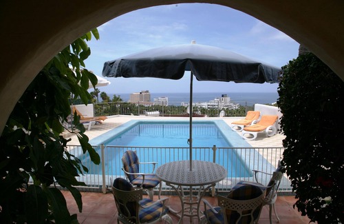 Costa Adeje Villa | Luxury villa with private heated pool in private garden. Close to beaches.