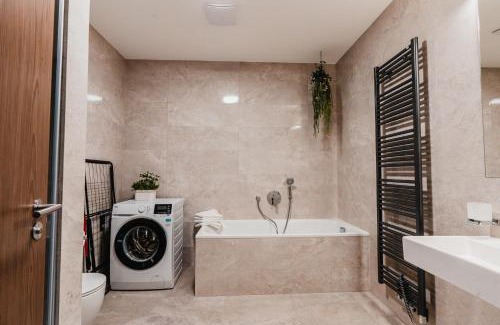 Brno-stred Apartment | Luxusní zahradní rezidence - 3 min od centra, 2 ložnice, zahrada, 117 m2