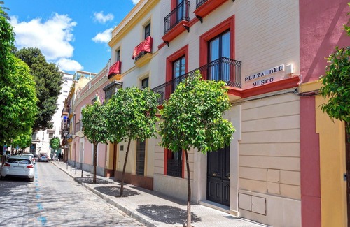 Museo Apartment | Magnificent 1 bedroom apartment with balcony. Plaza del Museo 201