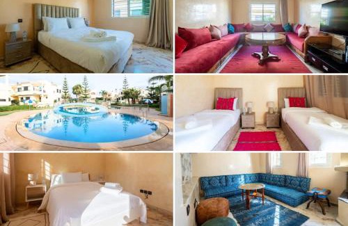 Harhoura House | Maison avec Piscine Proche Plage