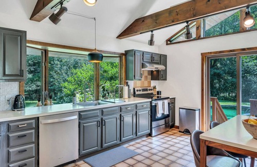 Salt Point House | Mid-century home on seven serene acres of rolling meadows with private pool.
