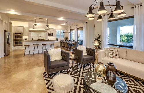 Rancho Santana House | Mirador - Luxurious desert getaway with pool & spa, custom fire pit and game room