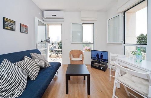 Tel Aviv Apartment | Modern Apt w/ Balcony Near The Beach by Sea N' Rent